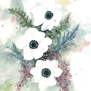 white flowers