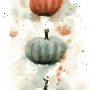 Fall Triple Pumpkins
