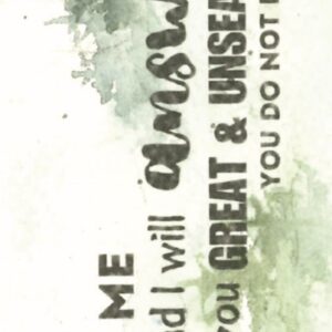 Bookmarker: Jeremiah 33:3