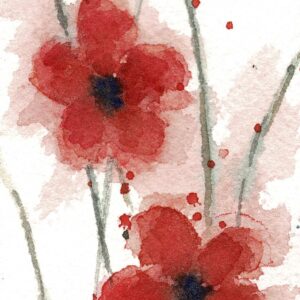 Bookmarker: Coral Flower Trio