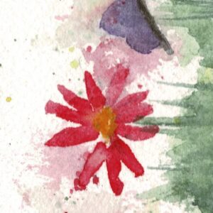 Bookmarker: Wildflowers and Butterflies